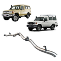 VDJ78 V8 4.5L TD, (Pre DPF) Troop Carrier 2007 To 2016, Turbo Back Exhaust