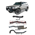 Manta 3in Turbo Back Exhaust - Nissan Patrol GU Y61 3.0L ZD30 Turbo Diesel Wagon 2000-2006
