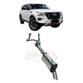 Manta 3in Exhaust - Nissan Patrol Warrior Y62 Series 5 5.6L VK56VD V8 Petrol Wagon with Bimodal 2023-Current
