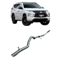 Manta 3in Exhaust - Mitsubishi Pajero Sport QE QF QG 2.4L 4N15 Turbo Diesel DPF 2015-Current
