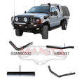 Manta Turbo Back Exhaust - Ford F250 7.3L V8 Turbo Diesel Manual SWB 2003-2006