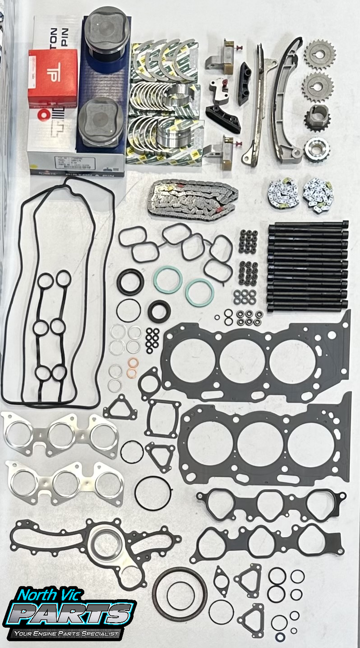 NVP Engine Rebuild Kit - Toyota 1GR-FE V6 with Timing Kit