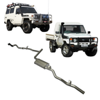 HZJ79 6cyl 4.2L Diesel, 1HZ Ute With Aftermarket Turbo 1999 To 2006, 3in Turbo Back Exhaust