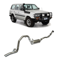 HZJ80 4.2L 1HZ Diesel With Aftermarket Turbo, Wagon 1990 To 1997, Turbo Back Exhaust