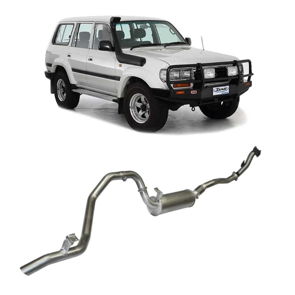 HZJ80 4.2L 1HZ Diesel With Aftermarket Turbo, Wagon 1990 To 1997, Turbo Back Exhaust
