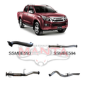 Manta 3in Turbo Back Exhaust - Isuzu D-Max 3.0L CRD 2012-2017 (no DPF)