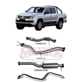 Manta 3in Turbo Back Exhaust - Volkswagen Amarok 2H TDI400 TDI420 2.0L Bi-Turbo Diesel 2011-2012