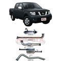 Manta 3in Turbo Back Exhaust - Nissan Navara D40 2.5L YD25 Turbo Diesel Manual 2005-2007