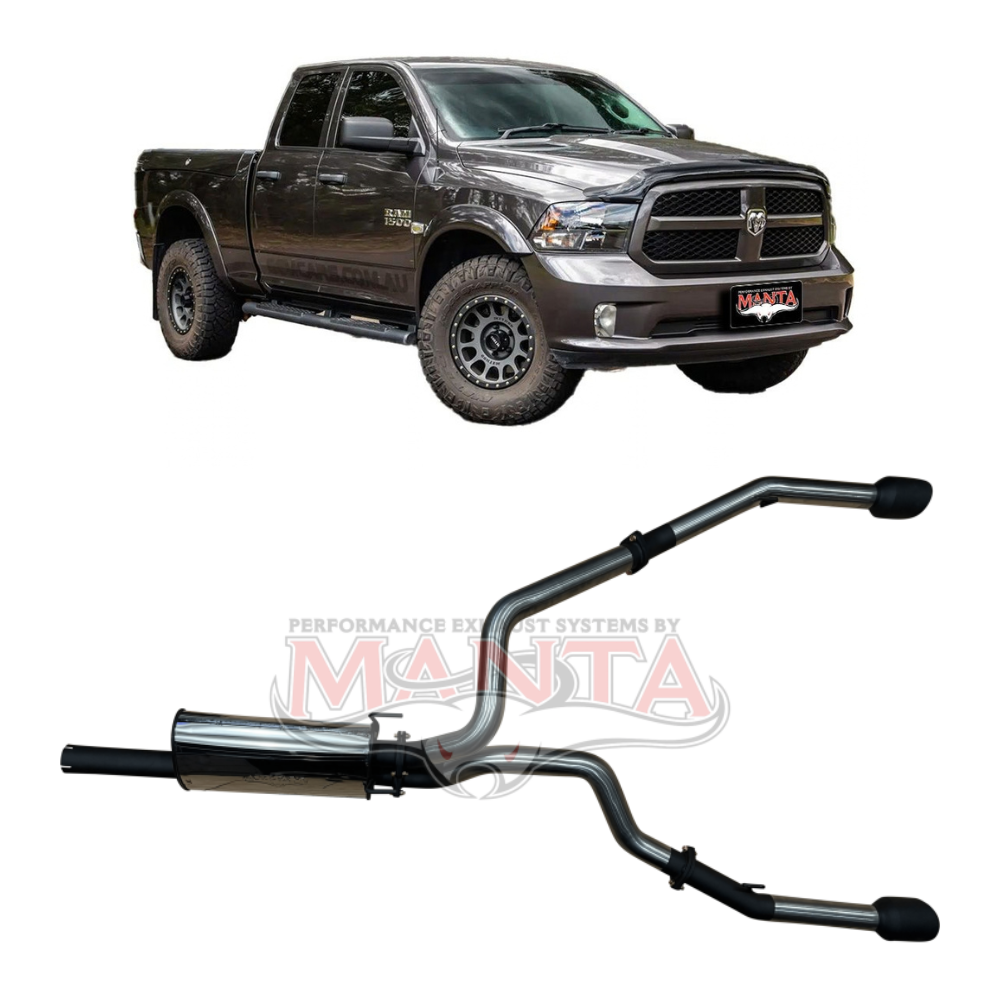 Manta 3in Dual Exhaust - RAM 1500 DS Classic 5.7L Hemi V8 Crew Cab & Extra Cab Ute 2009-2024