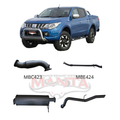 Manta 3in Turbo Back Exhaust - Mitsubishi Triton MN 2.5L 4D56 Turbo Diesel Auto 2008-2015