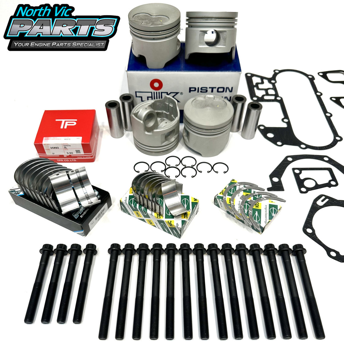 NVP Engine Rebuild Kit - Toyota 3L 2.8L