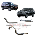 Manta 3in Exhaust - Toyota Prado GUN150R 2.8L 1GD-FTV Turbo Diesel DPF 2015-2023
