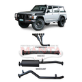 Manta 2.5in Full System Exhaust - Nissan Patrol GQ Y60 4.2L TD42 Diesel & TB42 Petrol Leaf Spring Ute 1988-1999