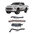 Manta 3in Exhaust - Mitsubishi Triton MQ MR 2.4L 4N15 Turbo Diesel DPF 2015-Current