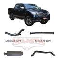 Manta 3in Exhaust - Mazda BT-50 3.2L P5-AT Turbo Diesel DPF 2016-2020
