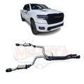 Manta 3in Dual Cat Back Exhaust - RAM 1500 DT 3.0L Hurricane High Output Petrol Ute 2025-Current