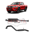Manta 2.5in Cat Back Exhaust - Toyota Hilux GGN150 4.0L V6 Petrol