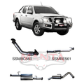 Manta 3in Turbo Back Exhaust - Nissan Navara D40 3.0L V9X V6 Turbo Diesel Automatic 2011-2015