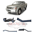 Manta 3in Turbo Back Exhaust - Nissan Navara D22 2.5L YD25 Turbo Diesel 2006-2015