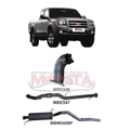 Manta 3in Turbo Back Exhaust - Ford Ranger PJ PK 3.0L WEAT Turbo Diesel Manual 2006-2011