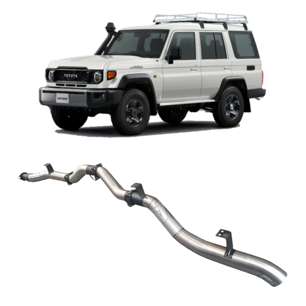 GDJ76 4cyl 2.8L TD, (DPF) Wagon 2023 To Current, Turbo Back / DPF Back Exhaust