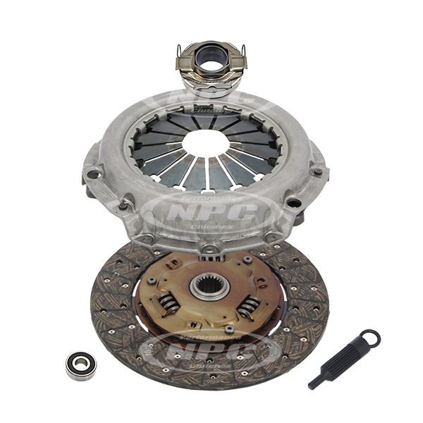 NPC Heavy Duty Organic Clutch Kit (to suit factory flywheel) - Toyota Prado 2003-2007