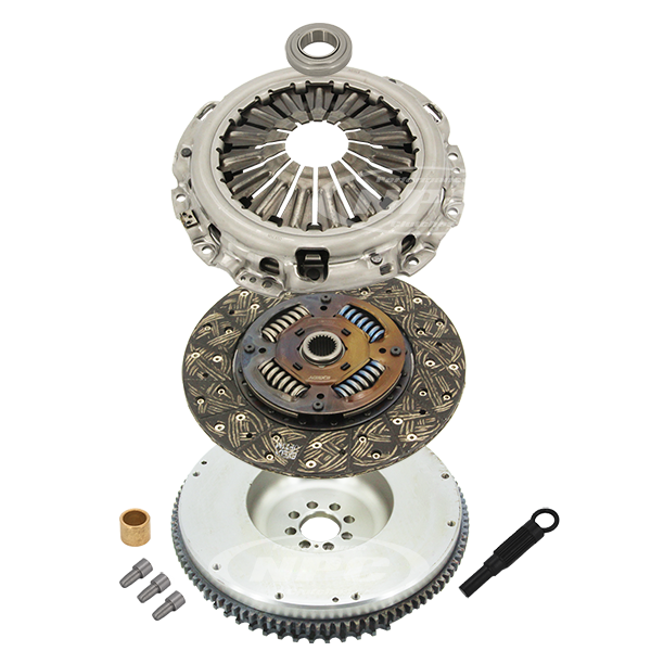 NPC Heavy Duty Organic Clutch including Solid Flywheel Package - Nissan Navara 2005-2015