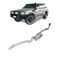 Manta 3in Turbo Back Exhaust - Nissan Patrol GU Y61 2.8L RD28 Turbo Diesel Wagon 1997-2000