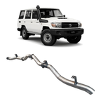 VDJ76 V8 4.5L TD, (Pre DPF) Wagon 2007 To 2016, Turbo Back Exhaust