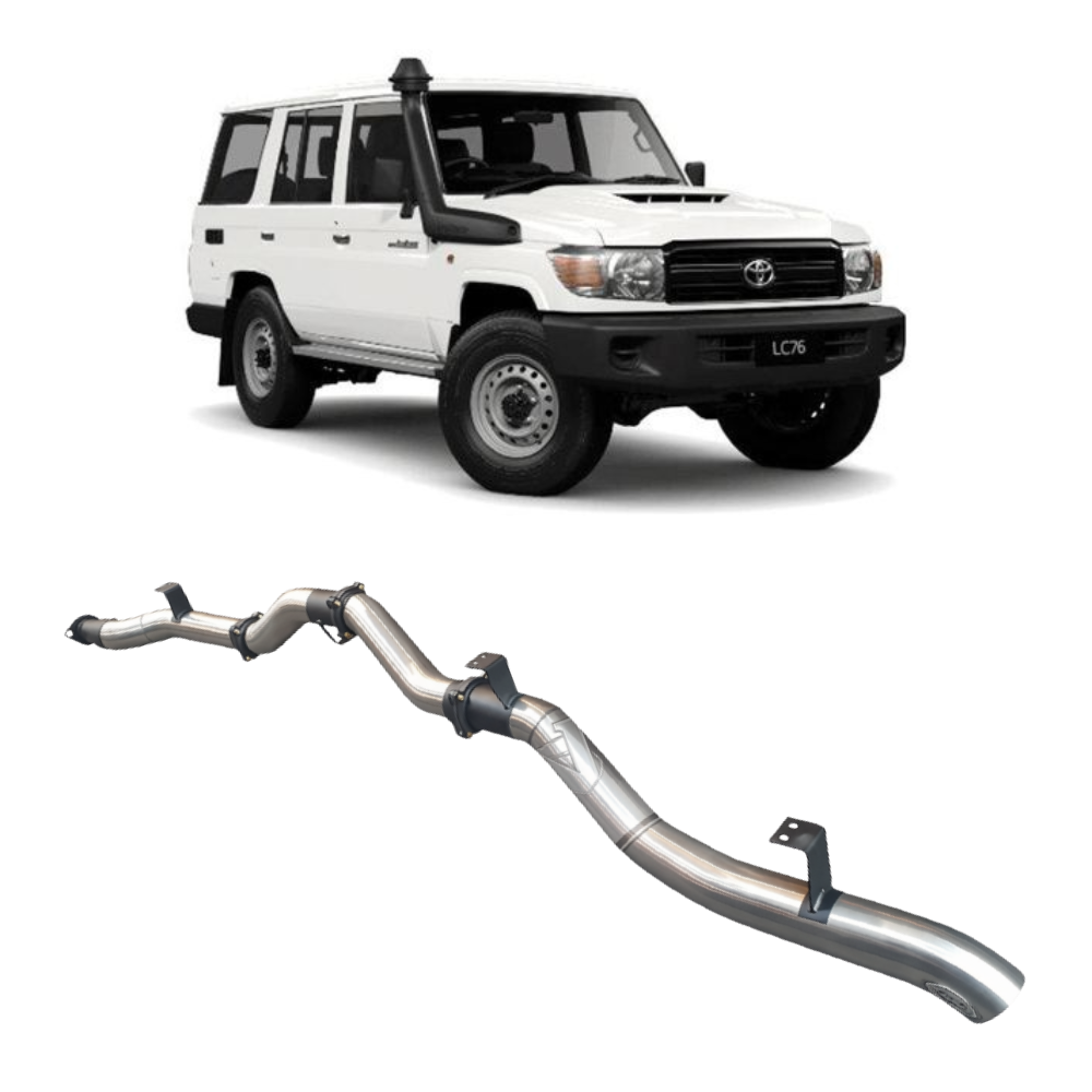 VDJ76 V8 4.5L TD, (Pre DPF) Wagon 2007 To 2016, Turbo Back Exhaust