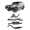 Manta 2.5in Exhaust - Nissan Patrol GU Y61 4.5L TB45 Petrol Wagon 1997-2001