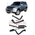 Manta 3in Turbo Back Exhaust - Mitsubishi Pajero NS NT NW NX 3.2L 4M41 Turbo Diesel No DPF 2006-2016