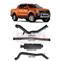 Manta 3in Turbo Back Exhaust - Ford Ranger PX 2.2L Turbo Diesel 2011-2016