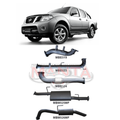 Manta 3in Turbo Back Exhaust - Nissan Navara D40 2.5L YD25 Turbo Diesel Spanish Built Manual & Auto No DPF 2007-2015