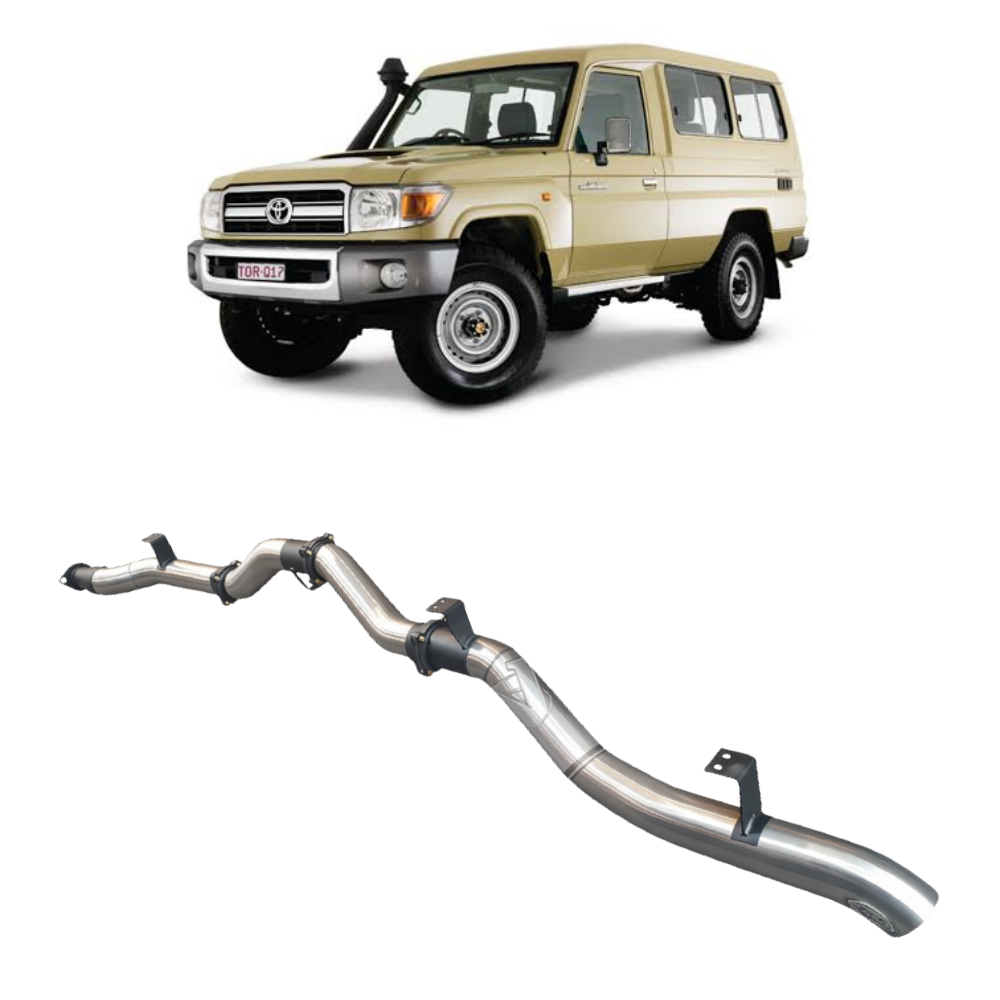 VDJ78 V8 4.5L TD, (DPF) Troop Carrier Oct 2016 To Current, Turbo Back / DPF Back Exhaust
