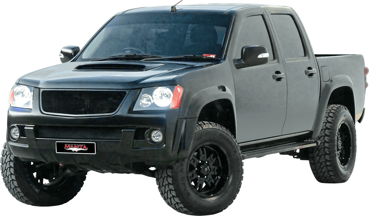 Manta 3in Turbo Back Exhaust - Holden Colorado RC 3.0L 4JJ1TC Turbo Diesel Styleside SWB 2008-2010