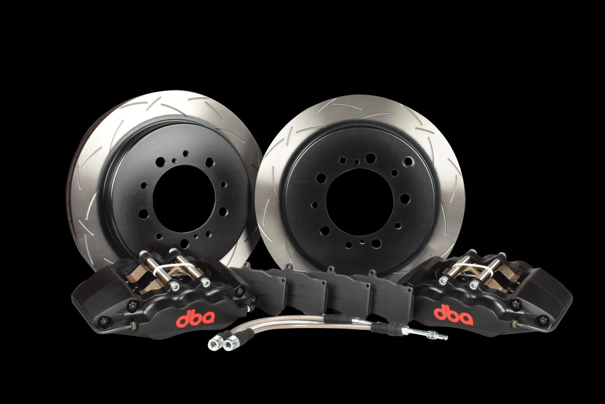 DBA Front Performance Brake Upgrade Kit - Toyota Landcruiser 76/78/79 Series VDJ (01/2007 - 07/2016, Manual Locking Hubs)