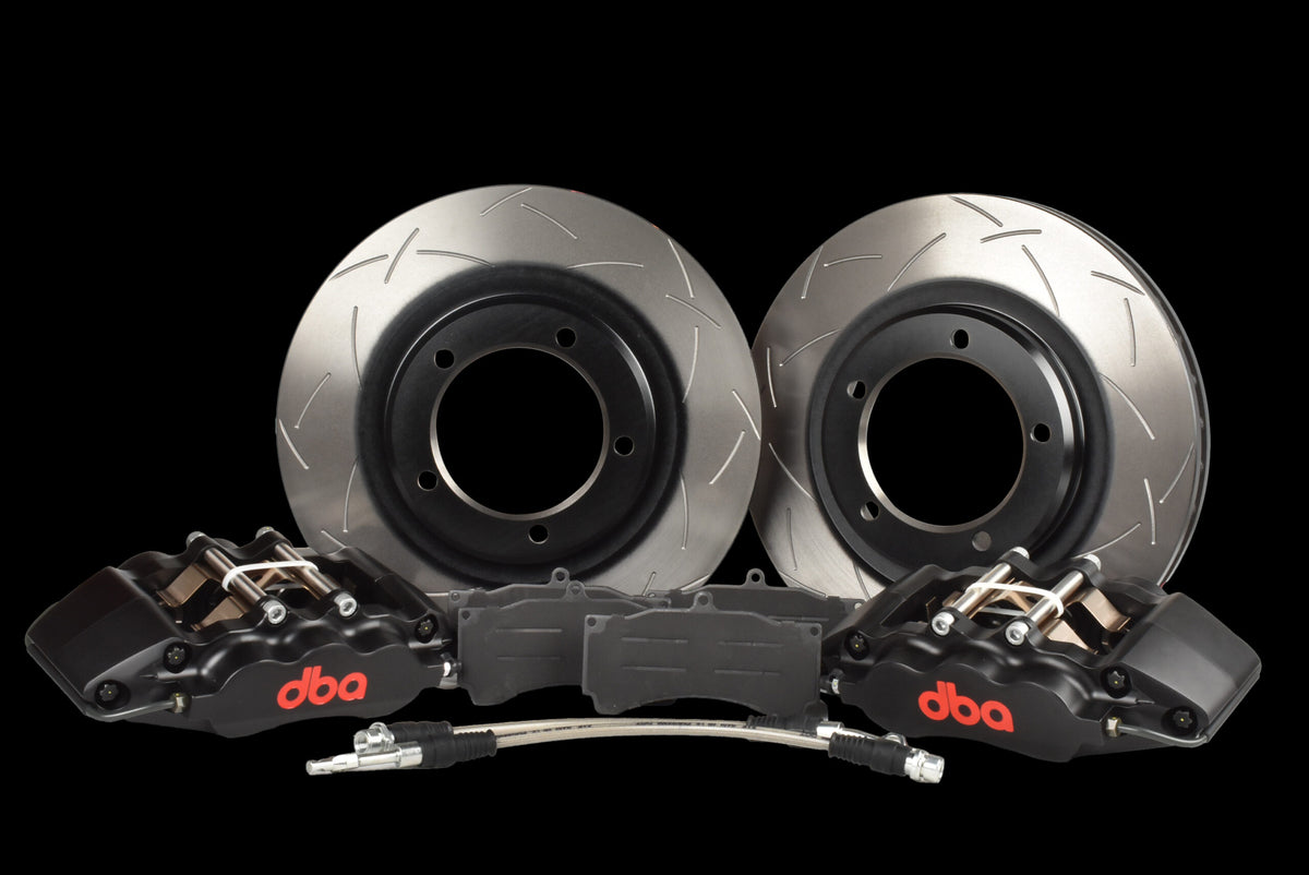 DBA Front Performance Brake Upgrade Kit - Toyota Landcruiser 76/78/79 Series VDJ (08/2016 on, Auto Locking Hubs)
