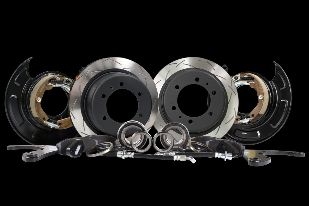 DBA Rear Drum to Disc Conversion Kit - Toyota Hilux N80 (2015 on) with Electric Park Brake