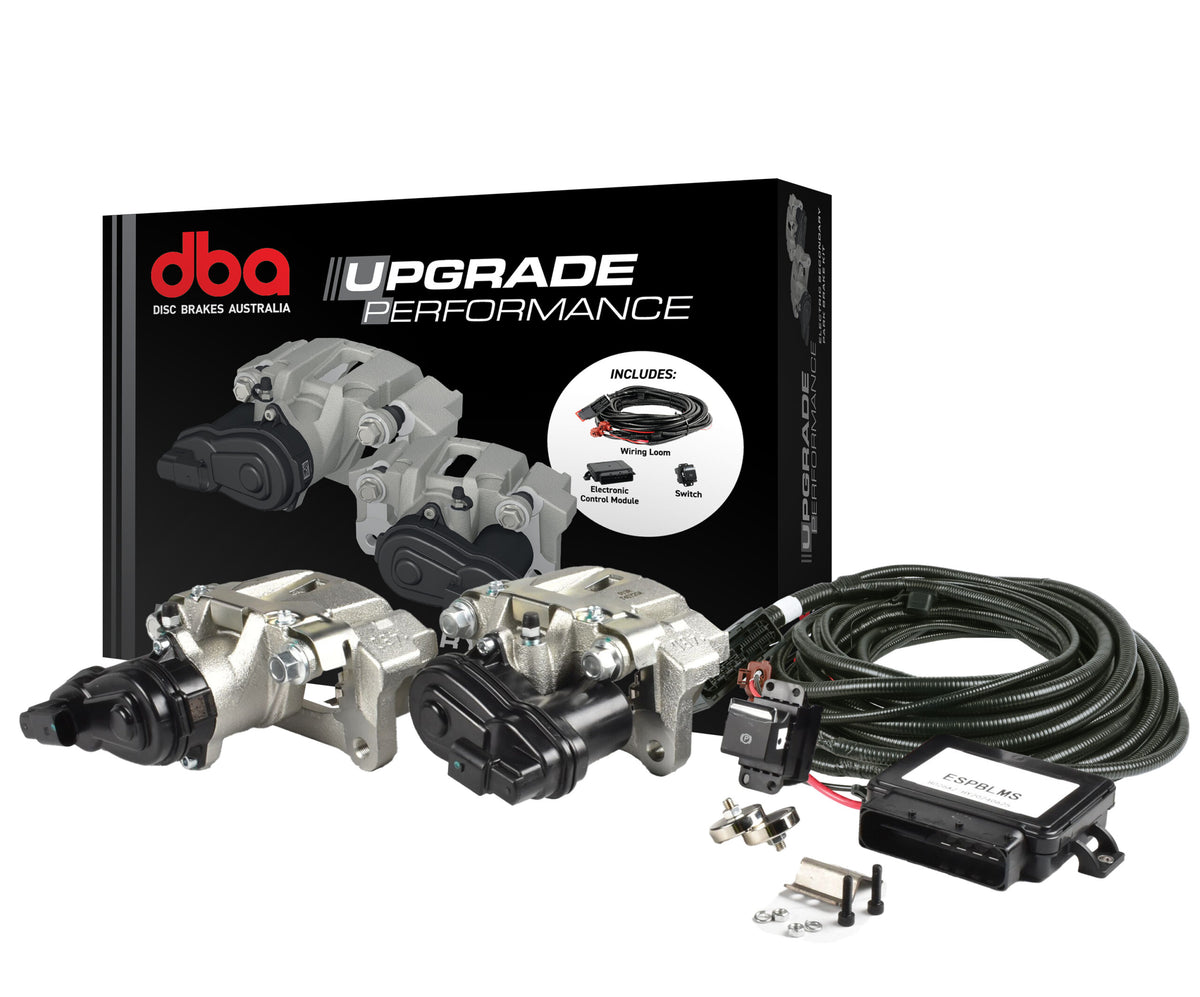 DBA Rear Electric Secondary Park Brake Kit - Toyota Landcruiser 76/78/79 Series VDJ (01/2007 on)