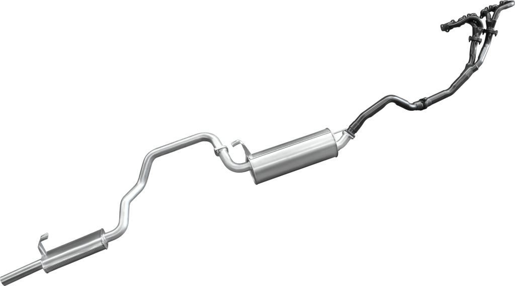 FZJ105 4.5L 1FZ Petrol, Wagon 1998 To 2007, Extractors Back / Full System Exhaust