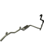 HZJ79 6cyl 4.2L Diesel, 1HZ Ute 1999 To 2006, 2.5in Extractors / Exhaust System