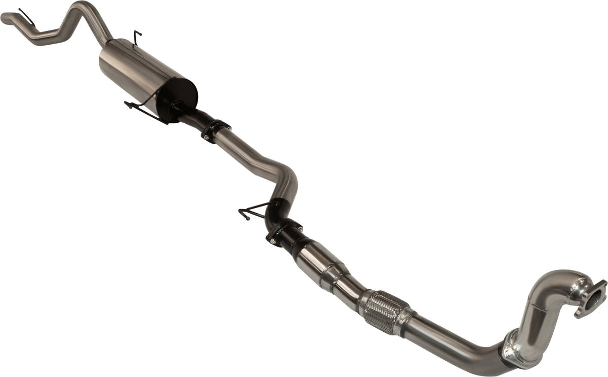 Manta 3in Turbo Back Exhaust - Holden Colorado RC 3.0L 4JJ1TC Turbo Diesel Cab Chassis LWB 2010-2012