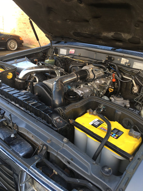 Landcruiser+80+series+Front+mount+PDI+1HDFT+engine+bay