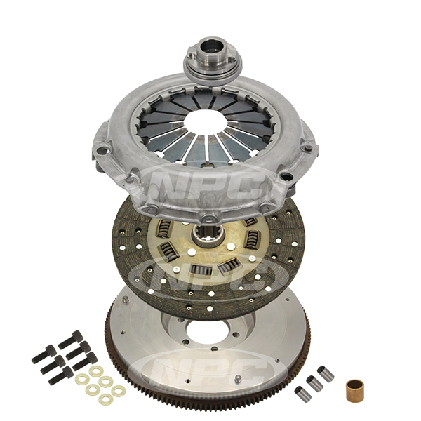 NPC Super Heavy Duty Organic Clutch & Flywheel Package - Nissan Patrol 1973-1980