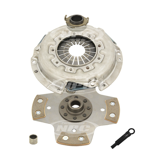 NPC Heavy Duty Solid Center Button Clutch Kit (suits factory flywheel) - Mazda Rotary