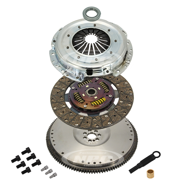 NPC Super Heavy Duty Organic Clutch & Flywheel Package (Viper upgrade including Standard Weight 15kg Flywheel) - Nissan Patrol 1988-1999