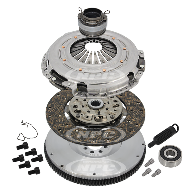 NPC Super Heavy Duty Organic 1300 Clutch & Flywheel Package - Toyota Landcruiser 1990-2002