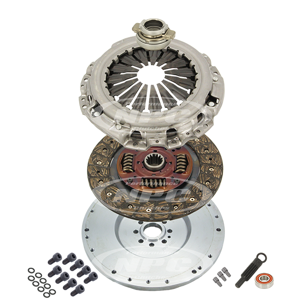 NPC Super Heavy Duty Organic Clutch & Flywheel Kit - Mitsubishi Pajero 1988-1996