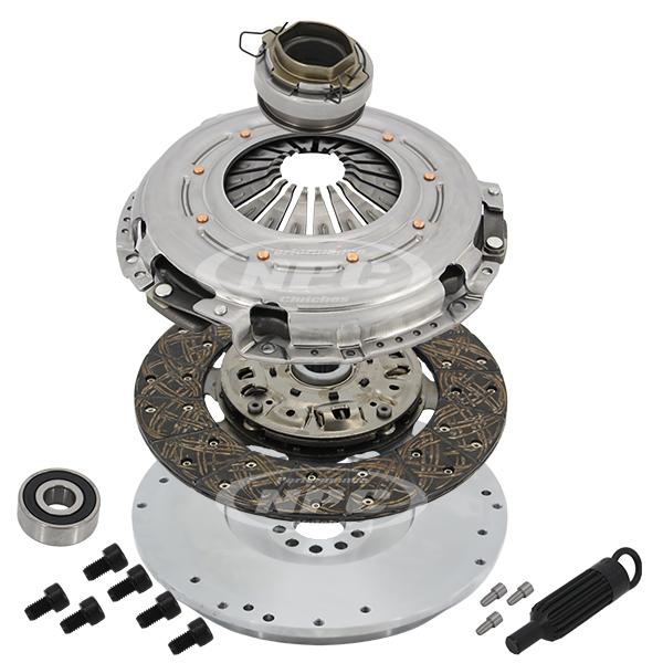 NPC Super Heavy Duty Organic 1300 Clutch and Flywheel Package - Toyota Landcruiser 1992-1998